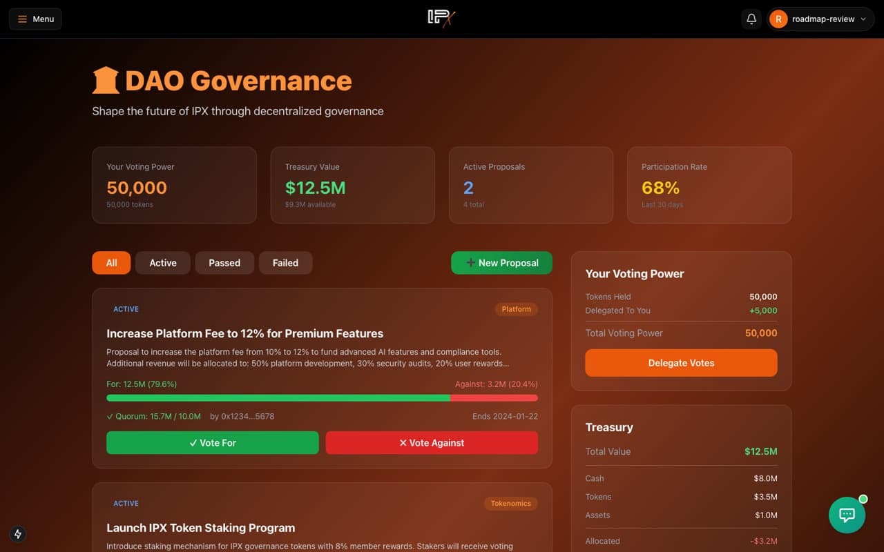 Staking, Rewards & DAO Governance preview
