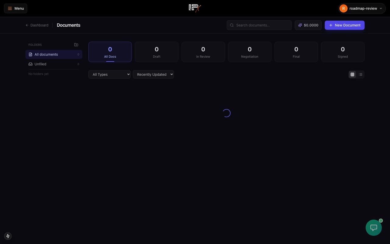 Documents & E-Sign screenshot