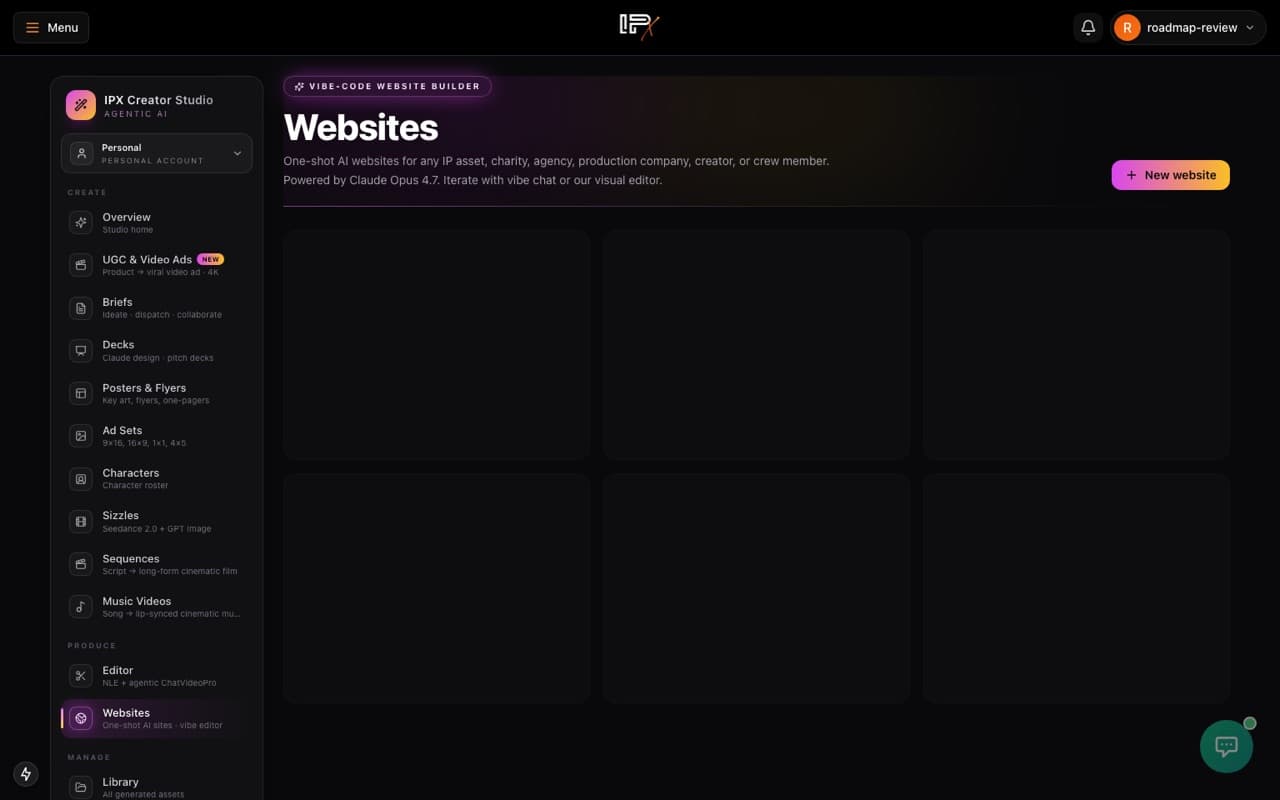 AI Websites, Library & Approvals preview