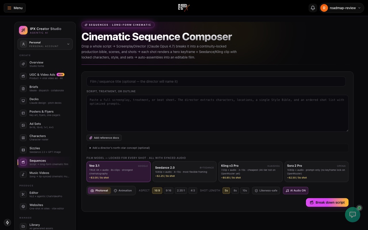AI-assisted sequences